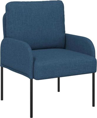 vidaXL Sof&aacute;s Con Coj&iacute;n 55cm Azul Madera Contrachapada Vidaxl