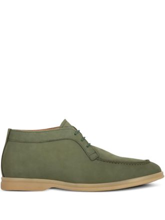 Bruno Magli leather lace-up boots - Green