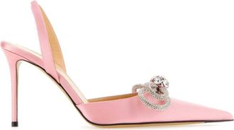 Mach & Mach Pink Satin Pumps