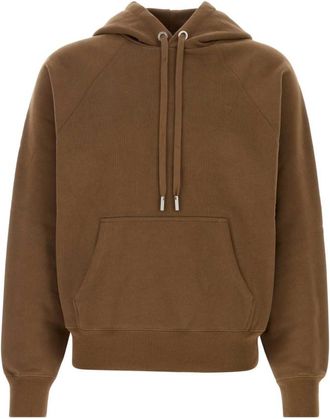 Ami Brown Cotton Sweatshirt