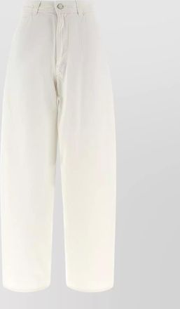 Christophe Lemaire denim trousers belt loops side pockets