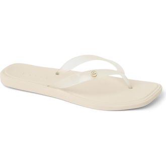Reef Solaye Waterproof Flip Flop in Clear at Nordstrom, Size 11