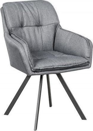 Global Interiors Drehbarer Designstuhl Lounger - Grau