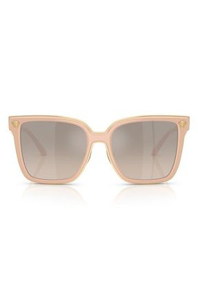 Versace 58mm Butterfly Sunglasses in Blush at Nordstrom