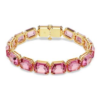 Swarovski Tennisarmband - Dames - Armbanden - Roze - ONE Size - Accessoires