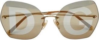 Dolce & Gabbana Pre-owned Accessories, female, Gray, Size: ONE SIZE Pre-owned Dg2204 Sunglasses