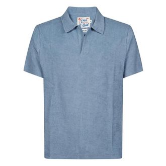 MC2 Saint Barth Polo Shirts, male, Blue, Size: M Polo Jeremy