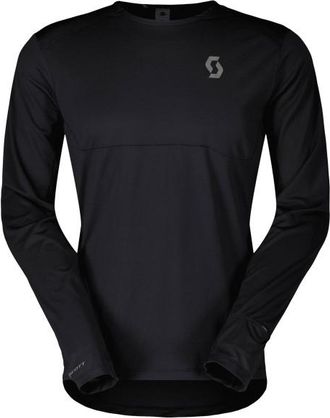 Scott Tee Endurance Tech L/S Laufshirt f&uuml;r Herren | schwarz