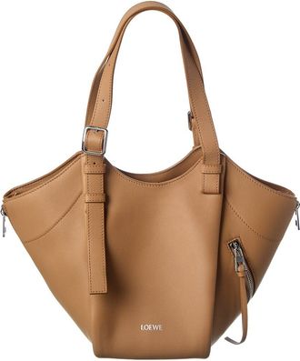 Loewe Hammock Flip Leather Tote