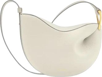 Generic NYSDM Pea-shaped Tote Bag Soft Leather Premium Commuter Shoulder Handheld Dual Use Minimalist Pleated Design Bag