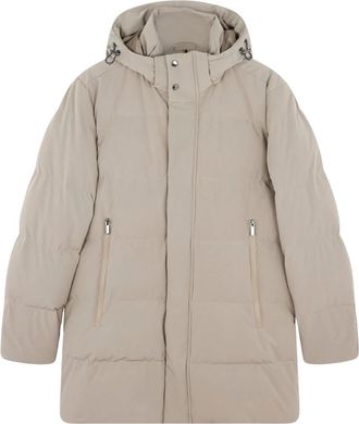 Paul & Shark Gewatteerd Jack - Heren - Winterjassen - Beige - L - Leer - Jassen