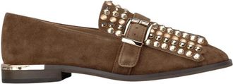 Alma En Pena Platte schoenen met afgeronde neus en zonder sluitingen - Dames - Loafers - Bruin - 39 EU - Schoenen