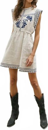 M&eacute;lissa Nepton Yuna Mini Dress In Light Beige