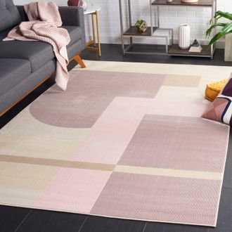 Safavieh Orwell Machine Made Area rug, Pink / Purple Contemporary Style Easy Care
