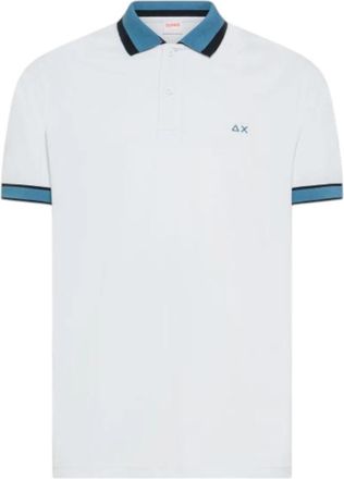 Sun 68 Polo Shirt - Heren - Polos - Wit - M - Katoen - Tops