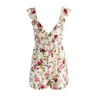 Alice & Olivia Gemma Romper - female - Alice + Olivia - Playsuits - Multicolor - 2XS - Jumpsuits & Playsuits