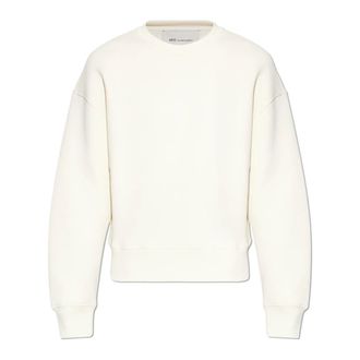 Ami Sweatshirts, male, Beige, Size: 3XL Logo Sweatshirt
