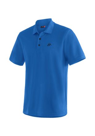 Maier Sports Funktionsshirt MAIER SPORTS Ulrich, Herren, Gr. M, blau (royalblau), 100% Polyester, Rundhals, Shirts Funktionsshirt, Herren Poloshirt, kurzarm Freize
