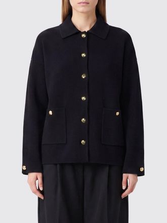 Anine Bing Giacca a camicia Luca in lana e cashmere con tasche a toppa