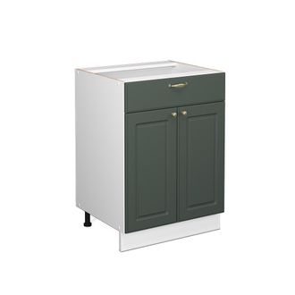 Vicco Armario De Ba&ntilde;o Fame-line, Verde Dorado Casa De Campo, 60 X 81.6 Cm Con Caj&oacute;n, Sin Encimera Vicco