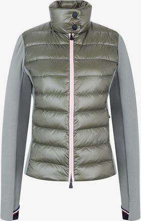 Moncler Fleecejacke mit Ripstop-Daunenteilen Performance & Style
