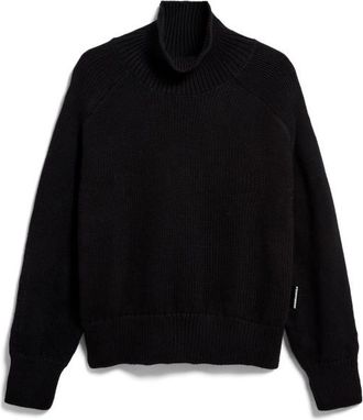 Armedangels Winter Cotton Knit Sweater Pullover f&uuml;r Damen | schwarz
