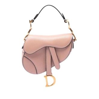 Dior Pre-owned Saddle Bag - Dames - Pre-owned - Roze - Maat: ONE Size Leer
