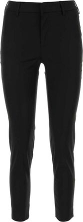 Pantaloni Torino Black stretch viscose pant