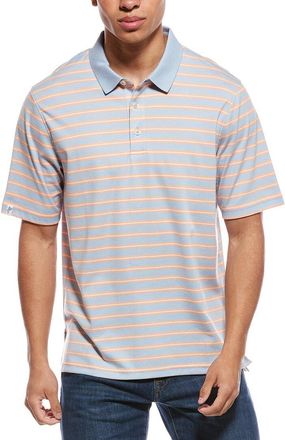 Ashworth Framed Stripe Polo Shirt