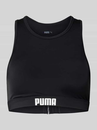 Puma Bikini-Oberteil mit Racerback in Black, Größe XL