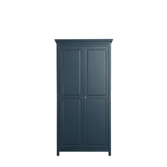 Decoclico Armario de pino azul con 2 puertas