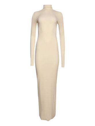 &Eacute;terne long-sleeve turtleneck maxi dress - Neutrals