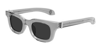 Alexander McQueen AM0547S Asian Fit 003 Mens Sunglasses Grey Size 46 - Free RX Lenses - Free RX Lenses