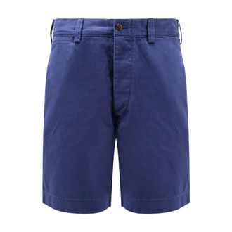 Polo Ralph Lauren Pleated Twill Shorts - Heren - Korte Broeken - Blauw - W33 - Katoen - Korte Broeken