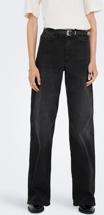 Jacqueline de Yong High-waist-Jeans »JDYFELINA-FINA HW WIDE BLK JEANSDNM NOOS«