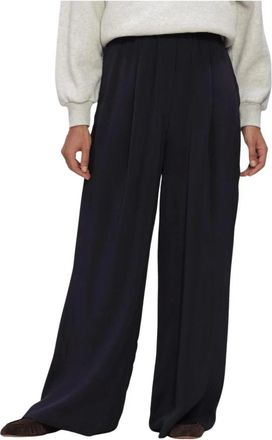 By-Bar Amsterdam Broeken, Dames, Bruin, L, Dames Broeken Nemo Satin Stripe Pants