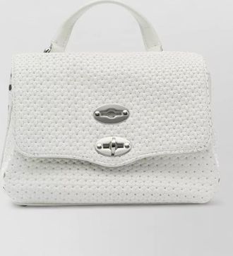 Zanellato crossbody bag adjustable strap metal hardware