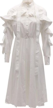 Valentino Garavani Dames, Jurken, Wit, Maat: XS