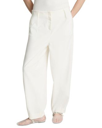 Kenneth Cole Fly Front Hollywood Waist Pleated Tape Pant