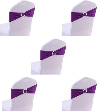 OEM Lazos Para Sillas Con Nudos, 5 Piezas, Funda - Rojo P&uacute;rpura