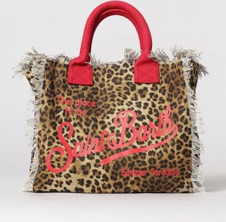 MC2 Saint Barth Borsa Vanity in cotone stampato con logo