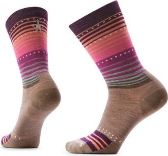 Smartwool Everyday Stitch Stripe Crew Multifunktionssocken - Unisex | braun