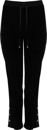 Liu Jo Pantalones de corte slim - Trousers - Mujer - Negro - M