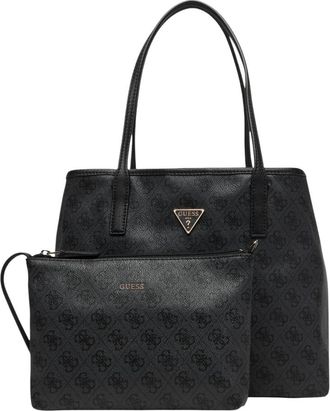 Guess Victtoria 2 In 1 Tote - Dames - Shoppers - Grijs - ONE Size - Tassen
