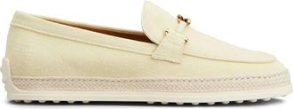 Tod's Mocassini T-Ring in pelle scamosciata - Giallo