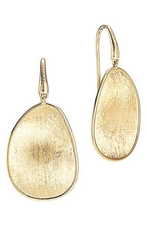 Marco Bicego Lunaria 18K Yellow Gold Medium Drop Earrings in 18Kyg at Nordstrom