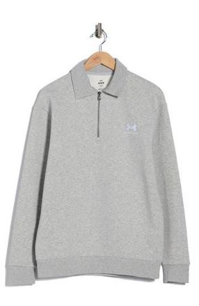 Under Armour Icon Fleece Quarter Zip Sweatshirt in Mod Gray Light Heather at Nordstrom Rack, Size Xx-Large