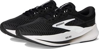 Brooks Revel Max Womens Shoes Black/Grey/White : 11.5 B - Medium, Synthetic