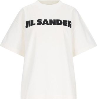 Jil Sander Logo T-Shirt - White