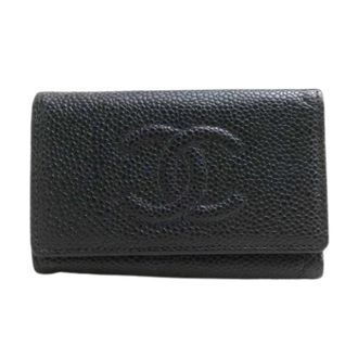 Chanel Pre-owned Accessories, female, Black, Size: ONE SIZE Pre-owned Keycase